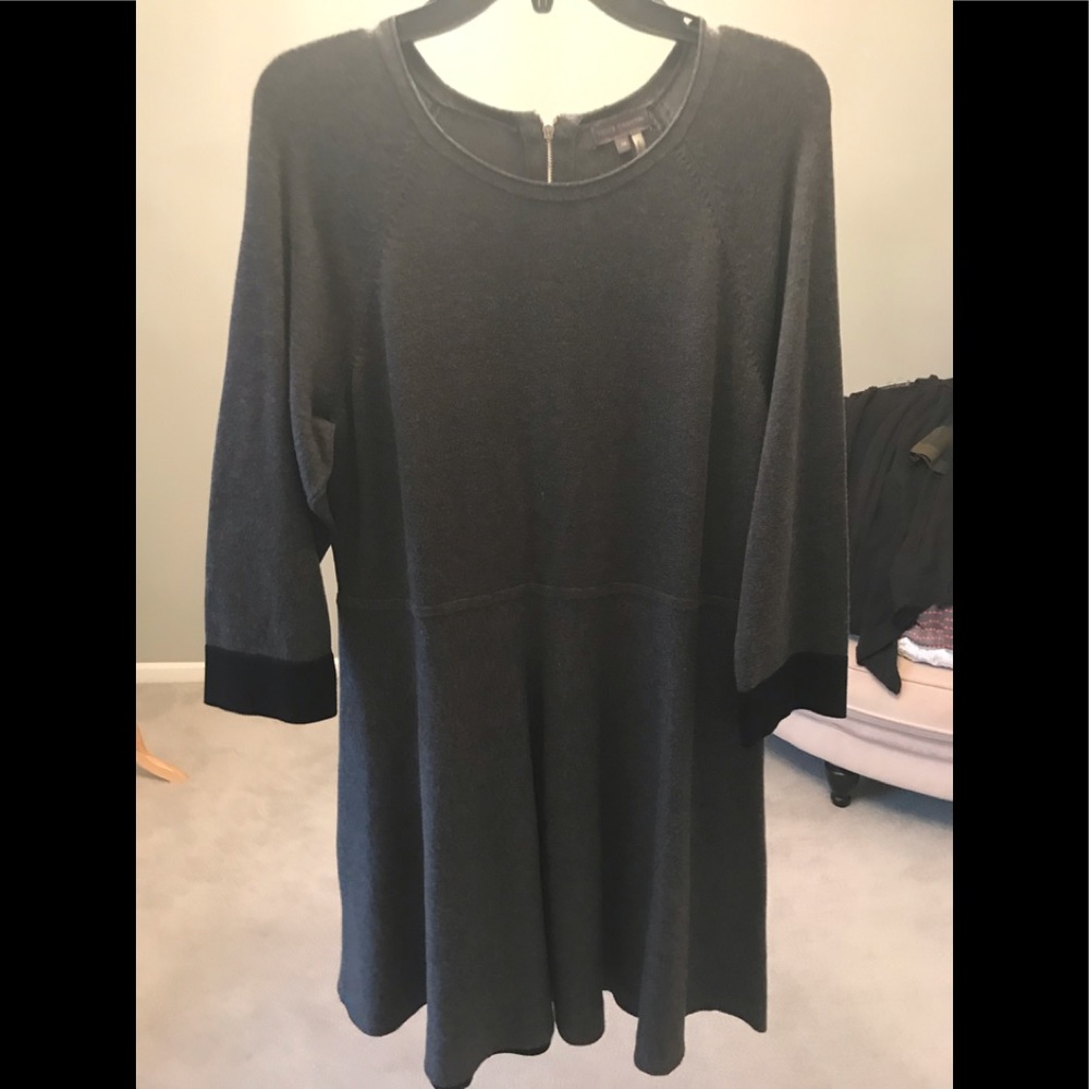 New Vince Camuto gray sweater dress sz XL